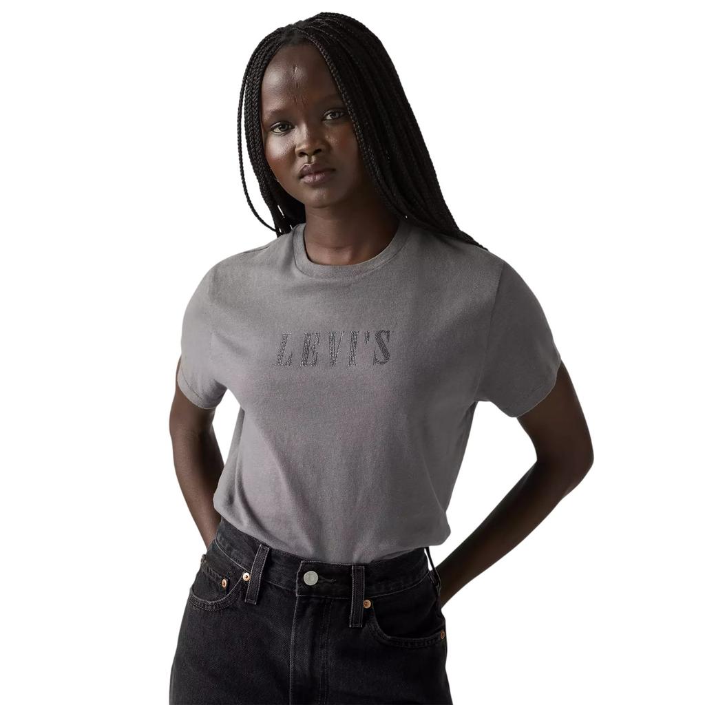 Levis Womens/Ladies Rhinestone T-Shirt