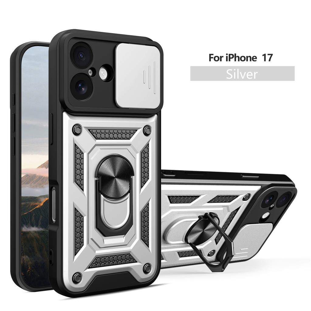 Stoßfeste Rüstungshülle für iPhone 17 17 pro ProMax 17 Air Autohalter Handyhülle für iPhone17 5G Kameraschutz Fundas