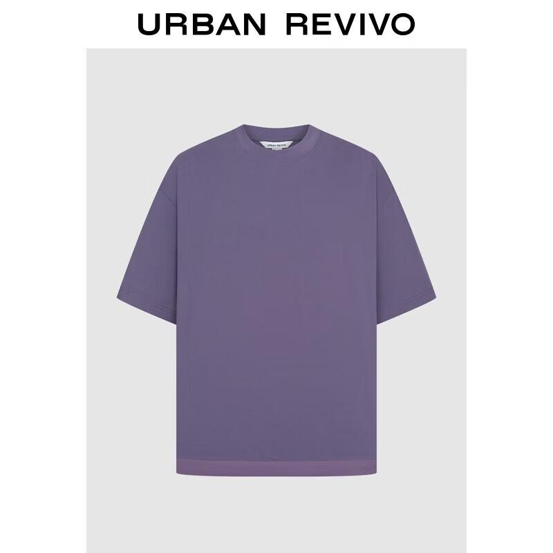 

UR Men s Simple Casual Loose Fit Short Sleeve T-Shirt S(XS-S)