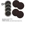 4Pcs Round Furniture Slider Carpet Hardwood Floor Furniture Mover Reusable Heavy Duty Furniture Sofa Bed Table Desk Floor Protector Moving Pad
