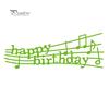 Happy Birthday Music Notes Carbon Steel Cutting Dies DIY Scrapbooking Stencils