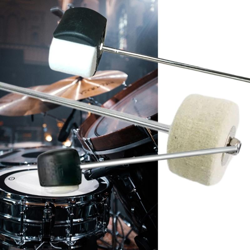 Double Sided Bass Drum Pedal Beaters Bass Drum Pedal Beaters for Percussions Instrument Accessory Bass Drum Pedal Hammer