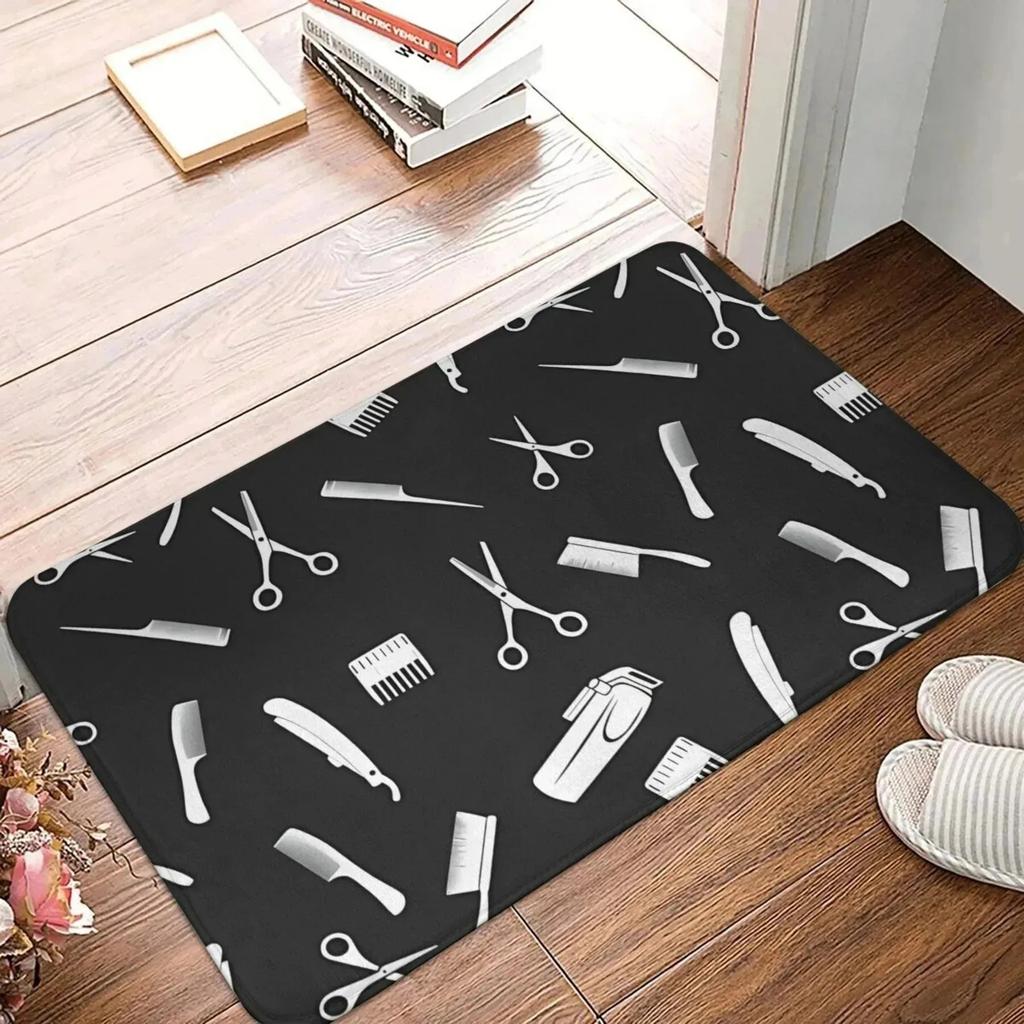 1PC Pink Leopard Pattern Kitchen Rug Non-Slip Door Mats Pop Design Bathroom Rug Bath Mat Carpet for Home Sink Laundry Decor