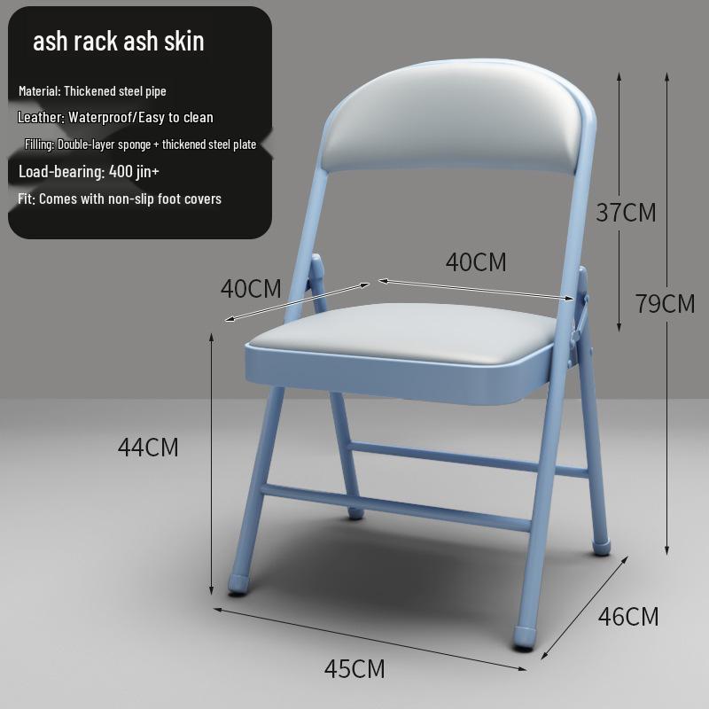 Folding Office & Dining Chair: Easy Storage, No Assembly Needed