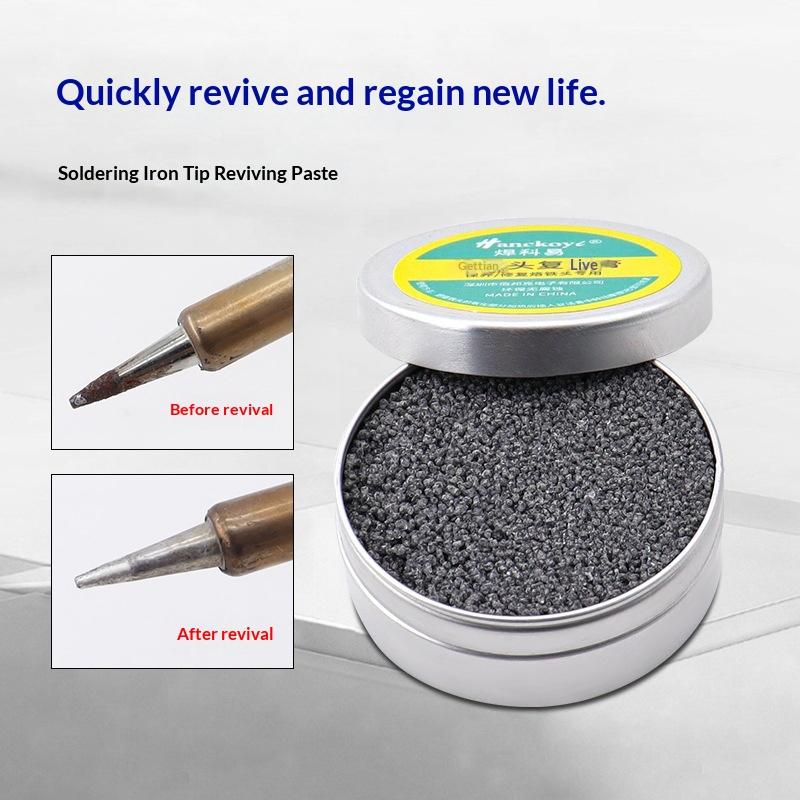 1/3/5Pcs Non-Stick Tin Solder Cream Clean Paste Soldering Iron Tip Refresher For Oxide Head Resurrection Oxidative Activator