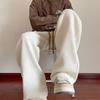 Trendy Brand Corduroy Pants Men'S Japanese Lazy Style Niche Design Drape Sweatpants Straight Wide-Leg Trousers Autumn