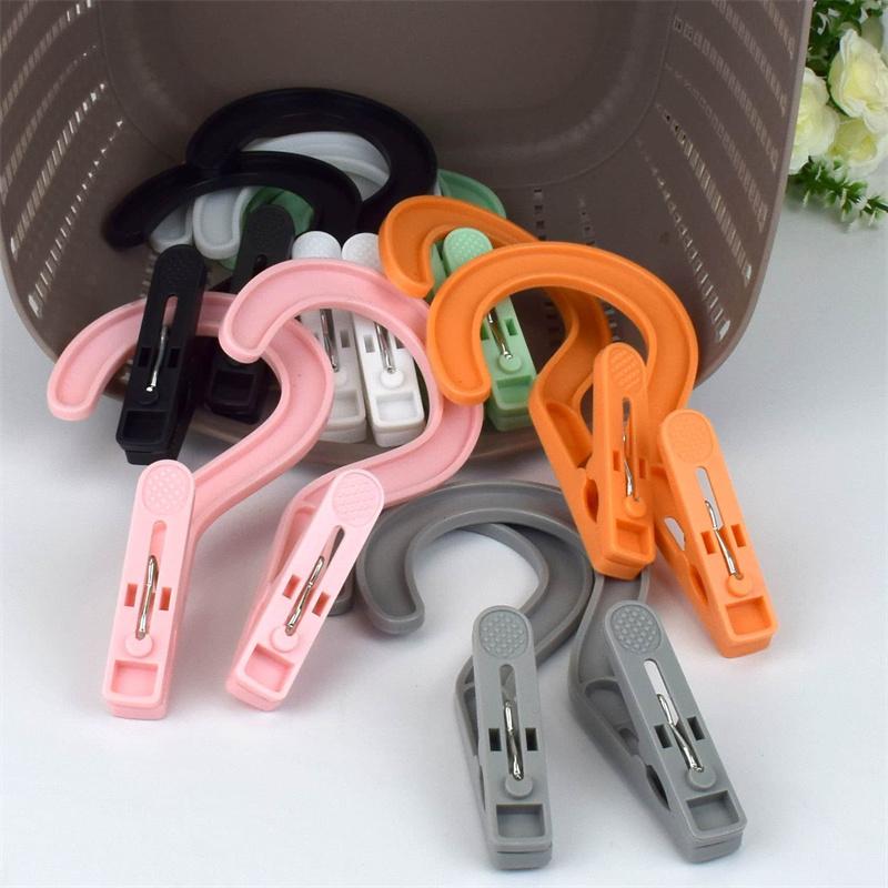 12/24 Mieszane Kolory Wiatroodporne Klipsy do Ubrań Kleszcze do Prania Wieszak na Spodnie Kosz na Brudną Bieliznę Haczyk na Kapelusz Klamerka do Ubrań Przechowywanie Odzieży