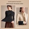 Women's Seamless Mock Neck Knit Sweater
