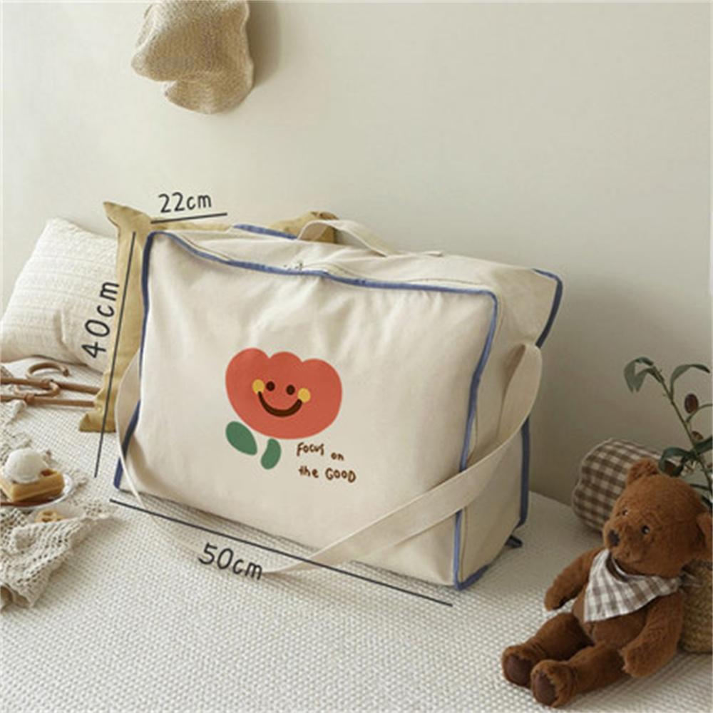 

Сумка для хранения одеял для детского сада, симпатичная сумка для хранения багажа для дома и переезда, переносная сумка для организации одежды 50x22x40