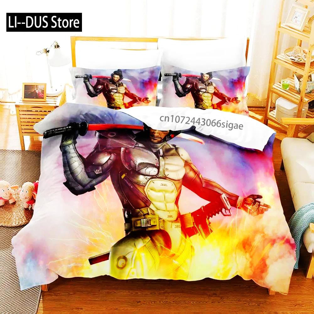 Metal Duvet Cover Set For Adults And Boys Bedroom 2025 Duvet Cover Bed Set Quilt Cover Pillowcase Single Double Queen King Size