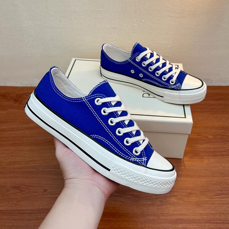 Autumn student's low-top canvas shoes women's classic versatile ins board shoes retro casual single shoes