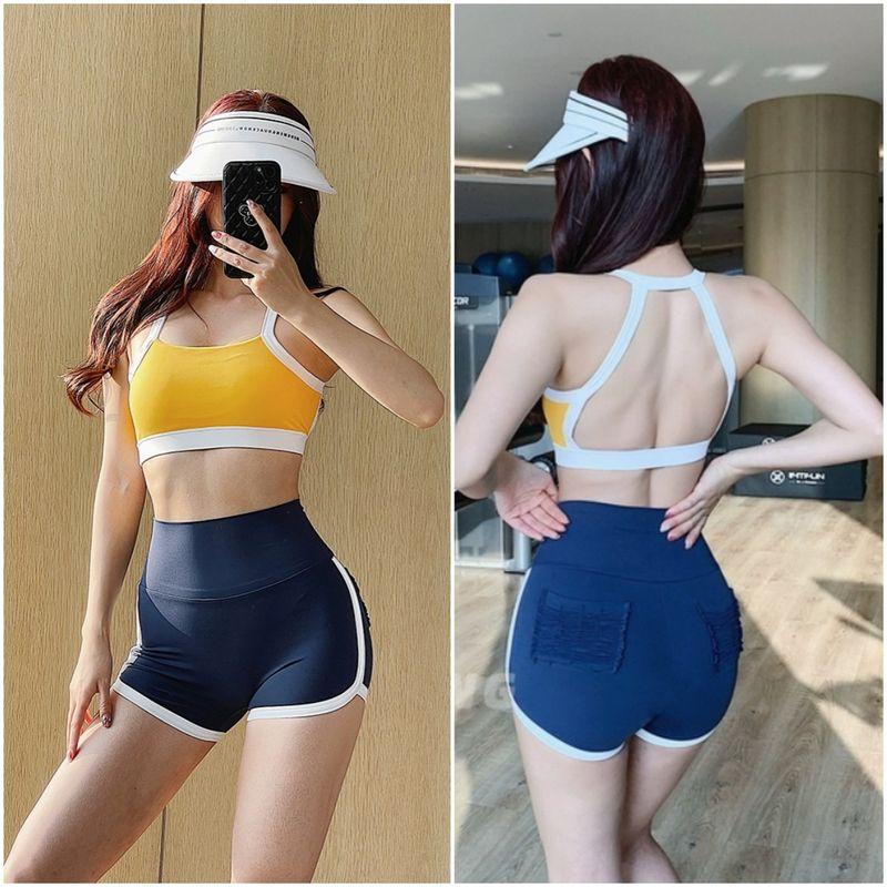 

Patchwork Spaghetti Strap Aerobics Outdoor Fitness Exercise Yoga L Durian Lasagna