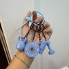 Fitness Keychain: Silicone Barbell Plate Pendant Gift