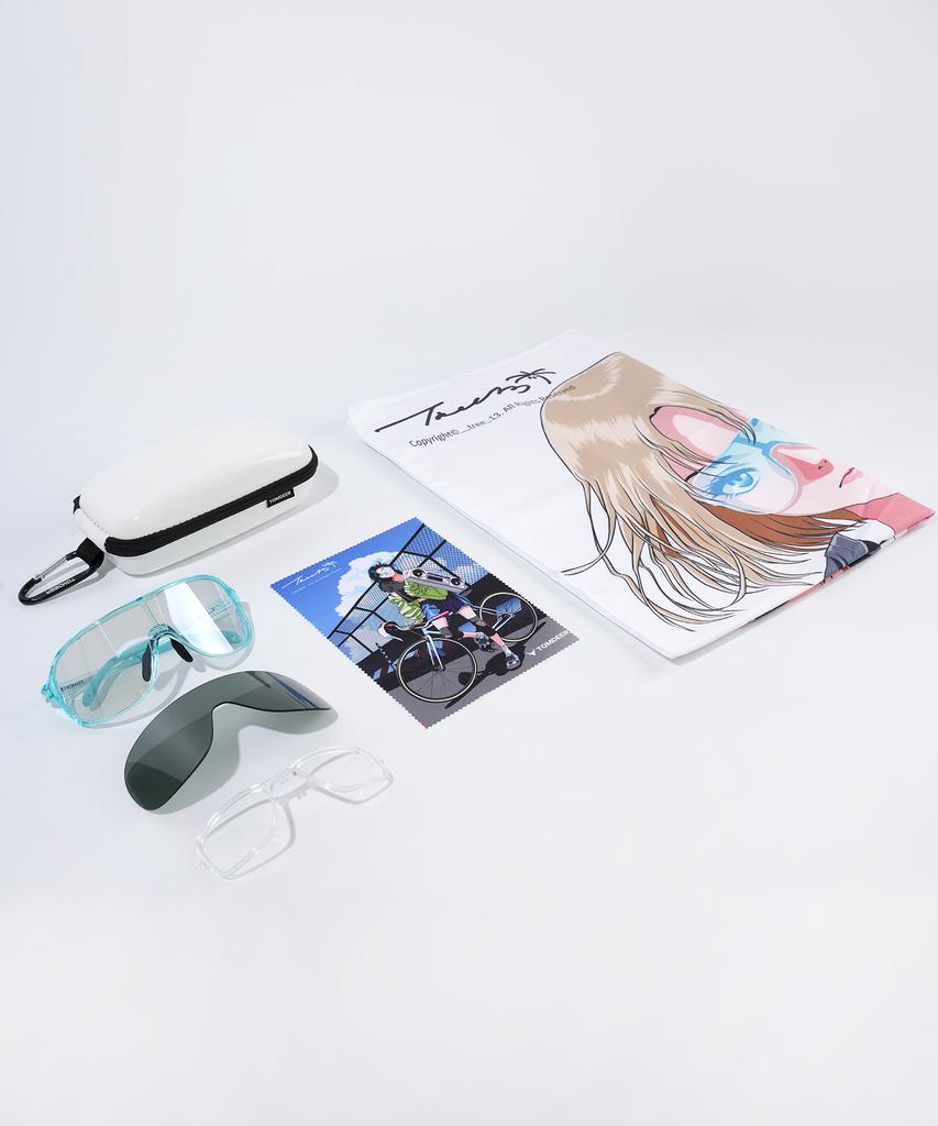Tomdieo [Namu13 Collaboration] City Pop Photochromic Sports Running Cycling Goggles Sunglasses