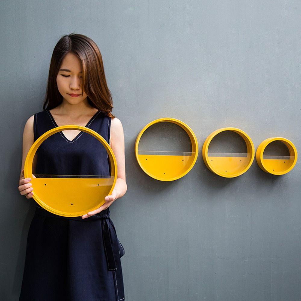 Basket Wall Decoration Wall-mounted Plant Container Flower Pot Ornaments Hydroponic Vase Flowerpot