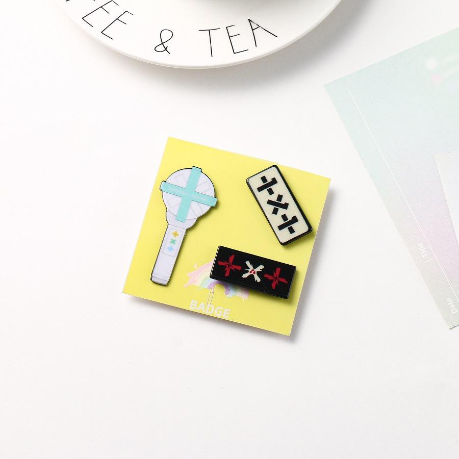 Stray Kids Bulletproof Powder Ink Acrylic Pin Set A Unique And Decorative Addition To Your Outfit
