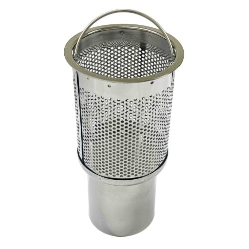 Antibacterial Drain and Garbage Disposal, Slim Type, 78mm, for Small Sinks, All Stainless Steel, Suitable for Small Kitchens and Commercial Sinks, Sta