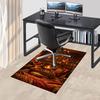 1PC Chessboard Library Non-Slip Floor Carpet Compatible for Office&Living Room&Bedroom&Dining room - Flat-Weave Machine-O328