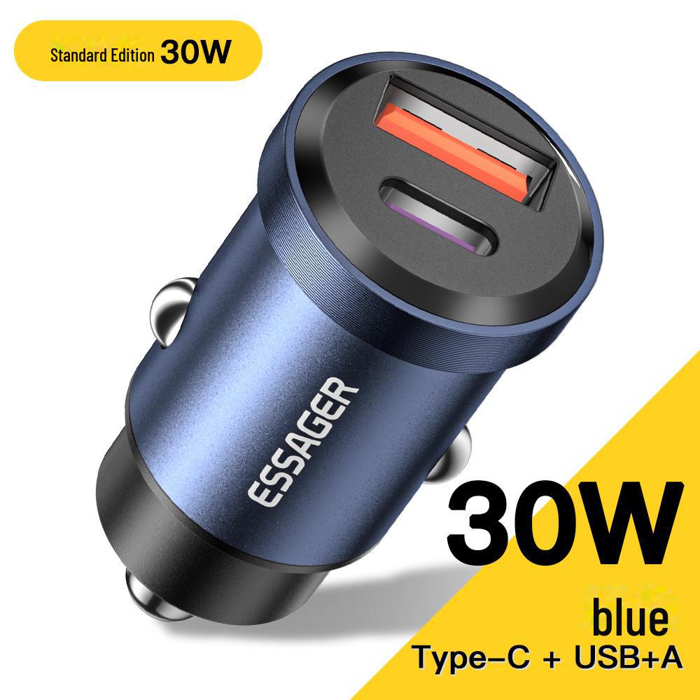 Essager PD30W Podwójna Ładowarka Samochodowa USB z QC3.0
