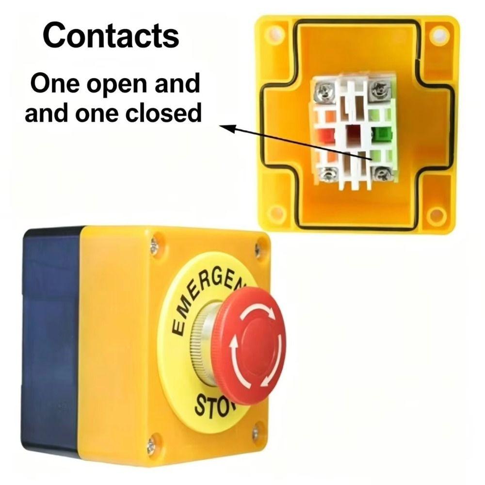 Waterproof Industrial Emergency Stop Switch CNC Machine Emergency Stop