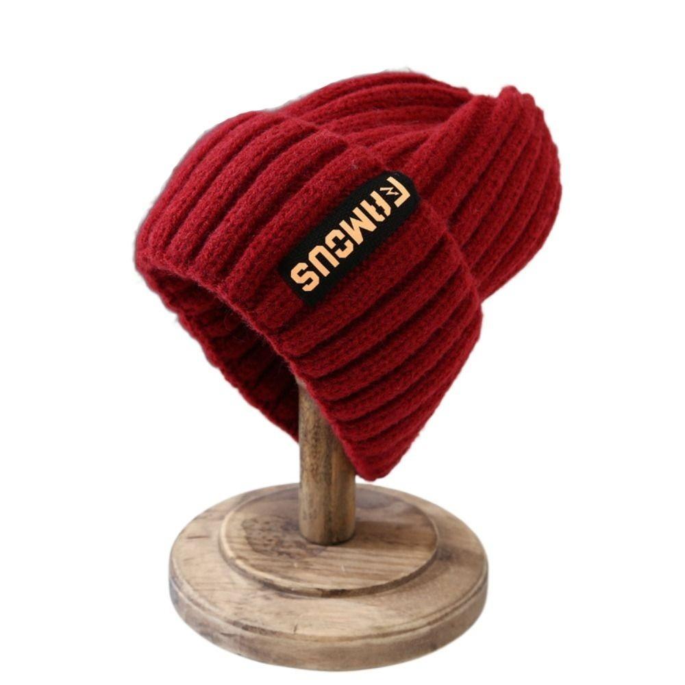 New Knitting Beanies Winter Caps for Men Women Warm Solid Color Hat Soft Woolen Crochet Unisex Take Cold Cap Beanie