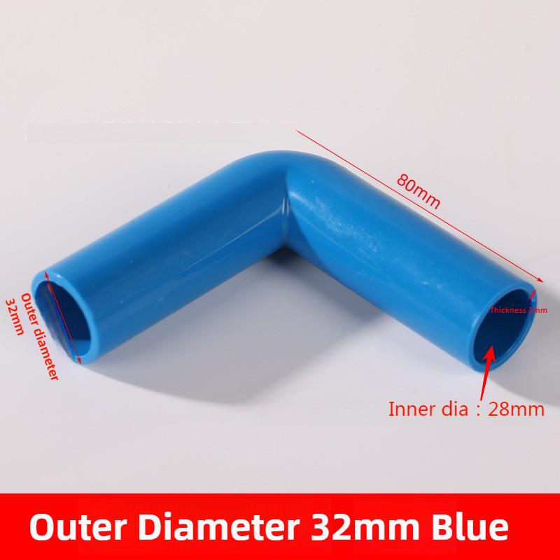 1PCS PVCTube Extended Fish Tank Elbow 90 Degree Elbow Connector Aquarium Garden Irrigation Water Pipe Accessories O.D 20/25/32mm