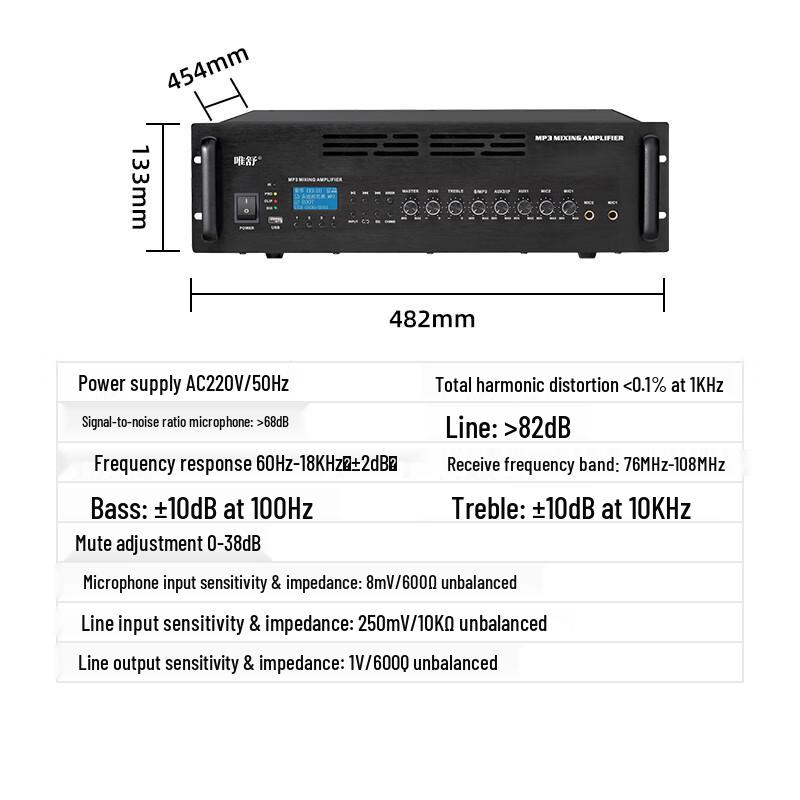 IP Network Public Address Amplifier (CN version)