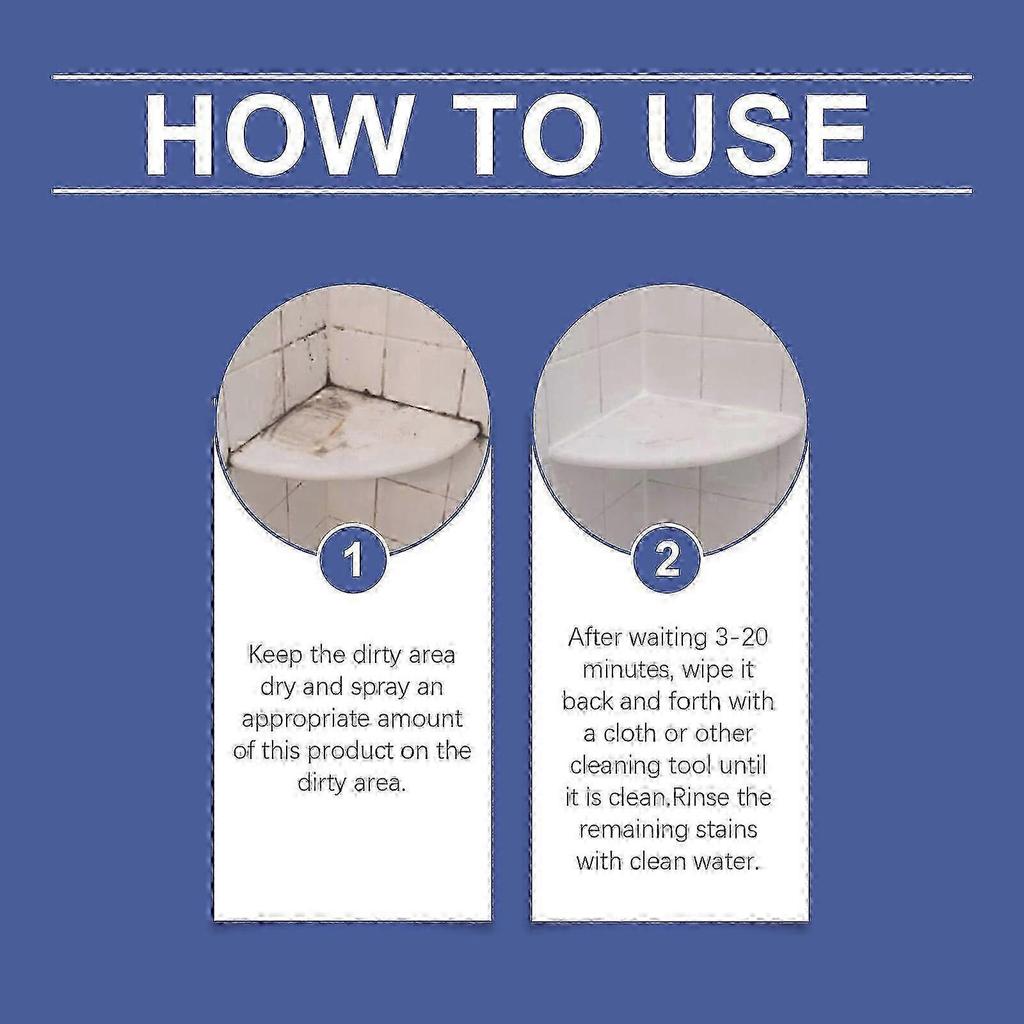 1PCS, Multi-Functional Bathroom Descaler, Effective Stain Remover for Tiles, Glass, Bathtubs - Removes Hard Water Stains, Soap Residue