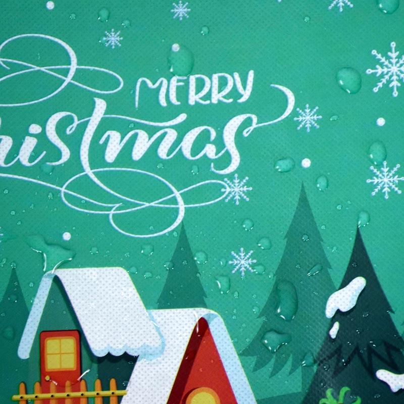 1pcs Christmas Gift Bag Santa Claus Non-woven Candy Gift Packaging Tote Bag Christmas Party Supplies Happy New Year