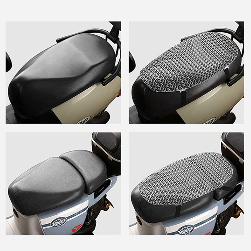 Heat Insulation Breathable Mesh Seat Cover Sunscreen Scooter Seat Cushion Riding