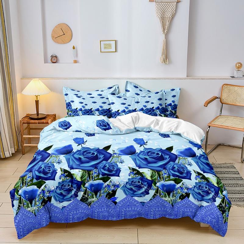Fashion Technology Printing, 3D Digital Printing, Bedding, Duvet Covers, Pillowcases, Three-piece Sets