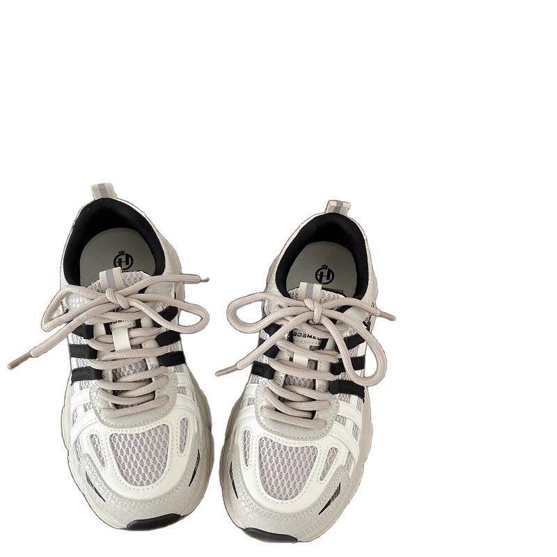 Thick-soled Personalized Fried Street Women's Spring and Autumn New Breathable Casual Versatile Sports Heightening Women's Shoes