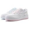 Disney X Li Ning Marie Cat Fashion Versatile Sneakers Women Sneakers White Pink Blue AGCT382-7