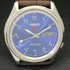 SEIKO 5 AUTOMATIC 7009A VINTAGE JAPAN MENS ARABIC BLUE DIAL WATCH a701667-5 R206c-a701667