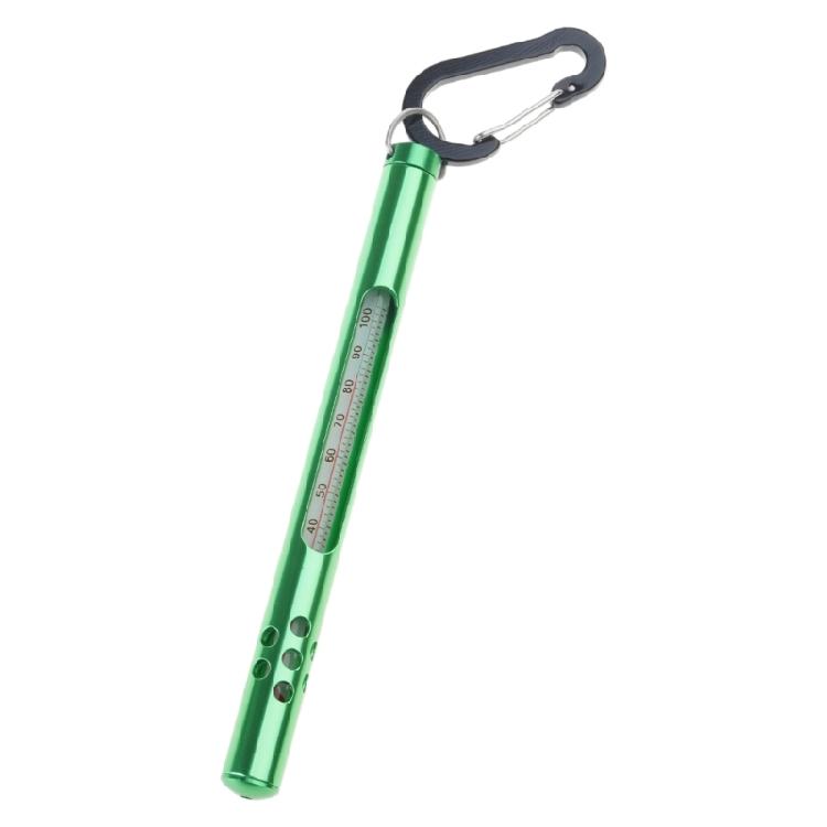 Fishing Thermometer Outdoor Metal Fly Fishing Water Stream Thermometer Stream