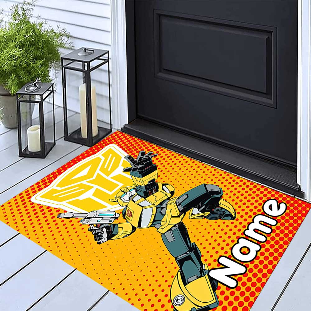 Transformers-Fans (8) Personalisieren Sie Ihren Namens-Teppich, Ihr Bürostuhl-Kissen, Ihr Geschenk für Schlafzimmer und Wohnzimmer zu Hause.