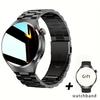 New Smart Watch for Men Full Touchscreen Bluetooth Call Sports Fitness Smart Wristwatch Holiday Gift