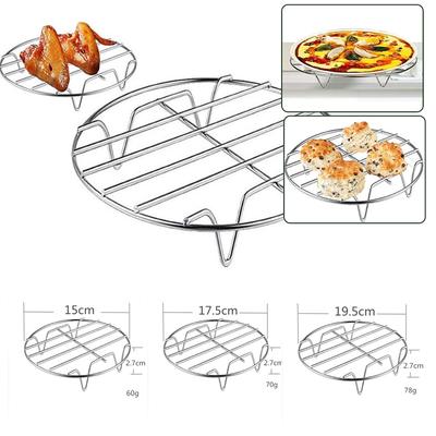 Zubehör für Luftfritteusen, Edelstahl-Gemüse-Dampfgestell, Küchengeräte