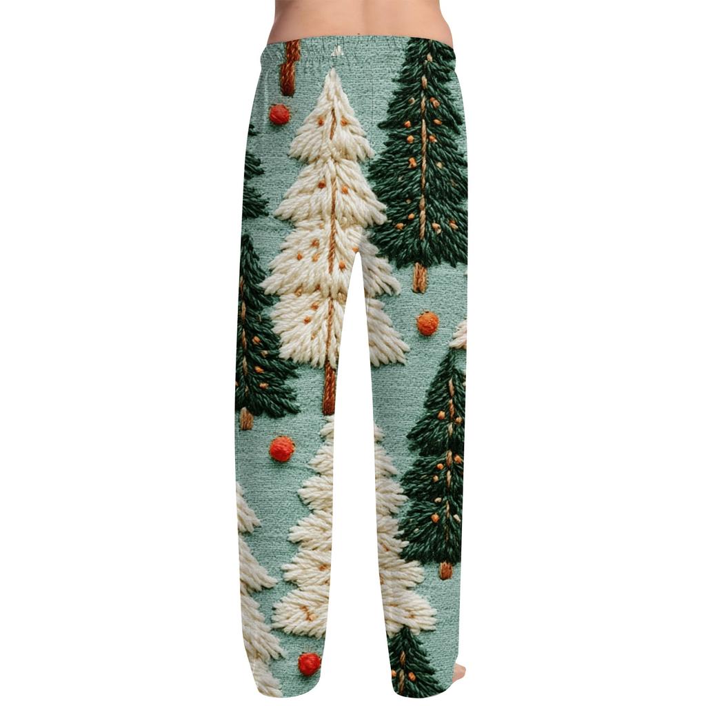 Herren Pyjamahose mit Weihnachtsdruck für Freizeit und Schlaf