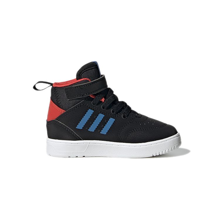 Adidas Originals Drop Step 360 Lightweight Comfortable High-Top Walking Shoes Baby Shoes Black Red S23986