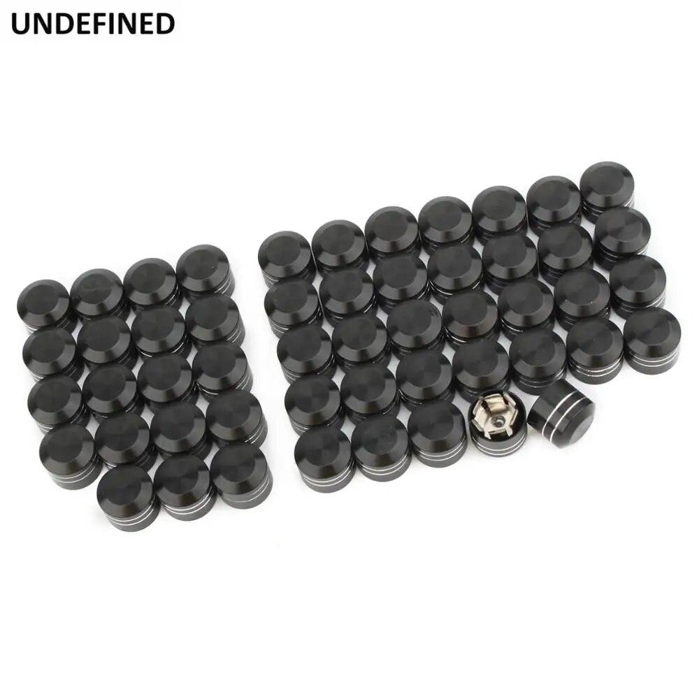52pcs Motorcycle Bolt Covers Twin Cam Engine Toppers Bolts Head Caps For Indian Chief Classic Chieftain Roadmaster Scout Bobber