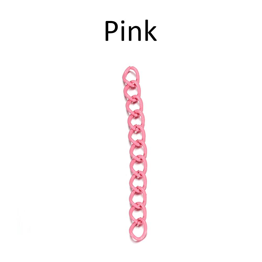 30pcs 4.5cm Colourful Necklace Extension Chain Bulk Bracelet Extended Chains Tail Extender For DIY Jewelry Making Supplies