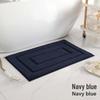 Superfiber Recycled Non-slip Bathroom Mat: Thick Jacquard, Strong Water Absorption