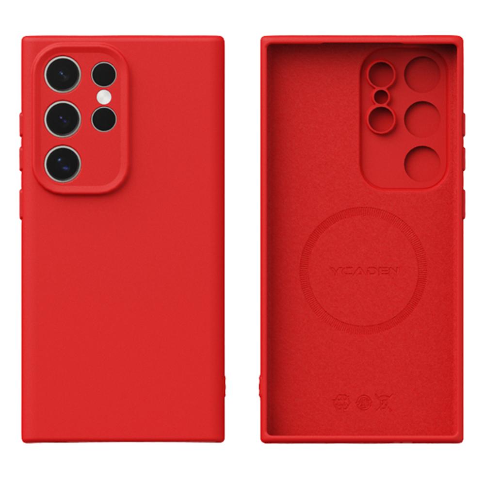 YCADEN For Samsung Galaxy S24 Ultra Case Compatible with MagSafe Precise Cutouts TPU Phone Back Cover