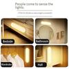 Lampada da notte a LED magnetica ricaricabile con sensore di movimento PIR a LED Lampada da notte a LED magnetica ricaricabile USB senza fili per la luce della camera da letto per la cura del bambino del guardaroba del corridoio della scala