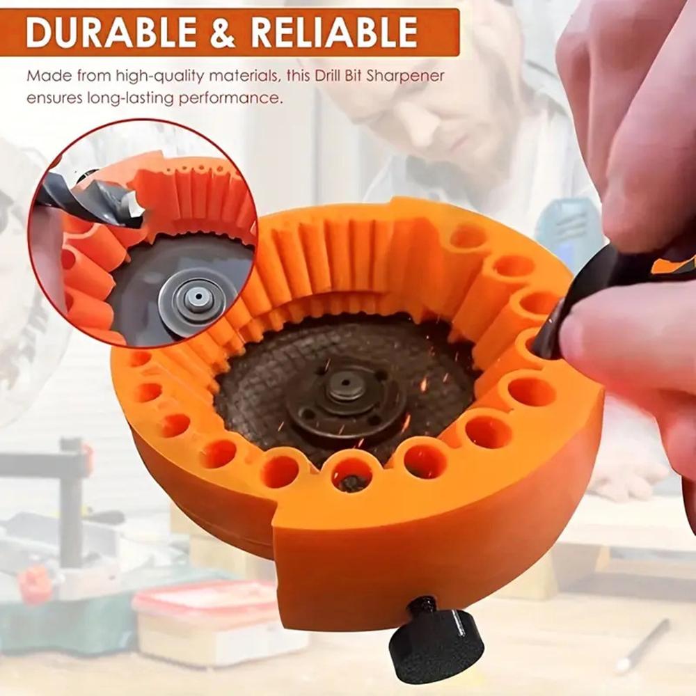 Multi-Size Drill Bit Sharpener Grinding Tool Auxiliary Drill Grinder Thickened Angle Grinder Drill Bit Sharpener