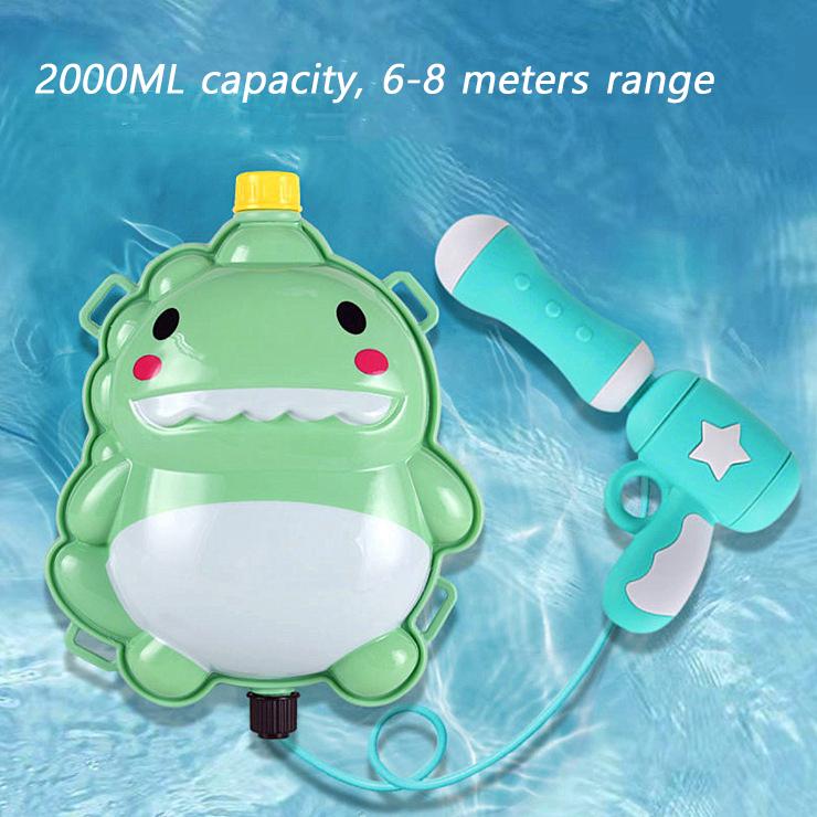 Children Summer Water Guns Outdoor Beach Water Battle Wimming Pool Party Backpack Spray Water Gun Cartoon Animals Water Gun Kids