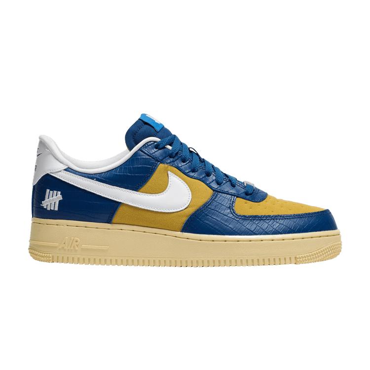 Nike Air Force 1 Low SP Undefeated 5 On It Blue Yellow Croc 38.5