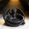 Dragon Trinket Dish Display Dish 4.65 In Jewelry Tray for Desks and Dressers, Small Article Bowl for Earrings and Necklaces
