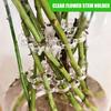 2Pcs Vase Flower Frog Reusable Clear Flower Arrangement Holder Flower Stem Holder Grid for Arranging Flowers Wedding Bridal Shower Party Decor